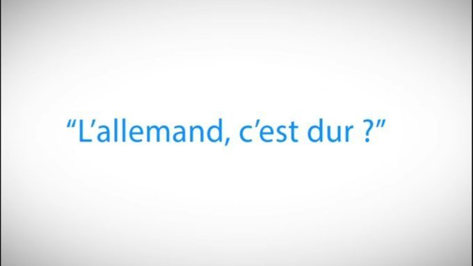 L'allemand, c'est dur ?