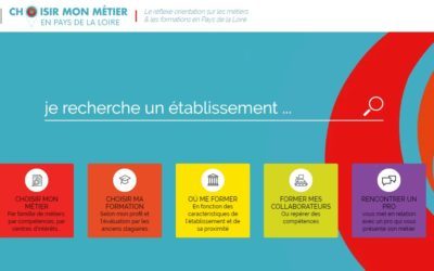 Pour vous aider dans votre rechercher d’orientation : choisirmonmetier-paysdelaloire.fr