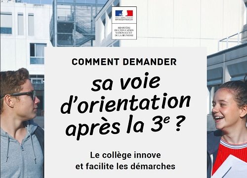 Orientation après la 3ème : saisie des vœux en ligne