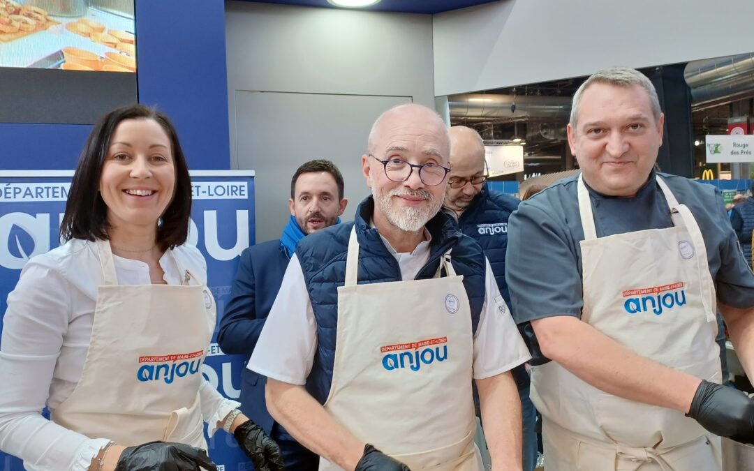 Le chef de cuisine, Vincent Belliard, au Salon de l’agriculture.